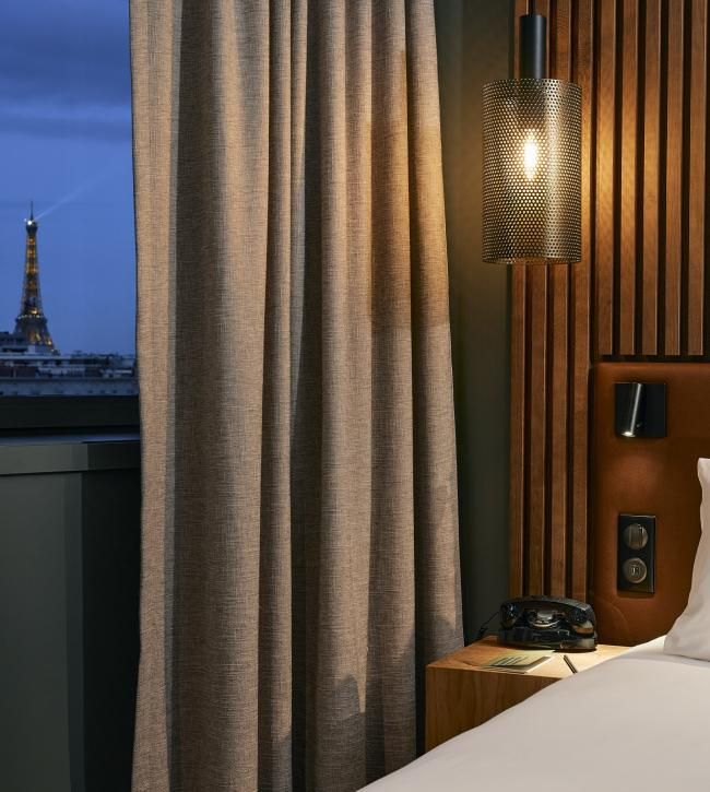 Le Bellune Hotel Parc Expo Paris - Chambre FLANERIE VUE TOUR EIFFEL